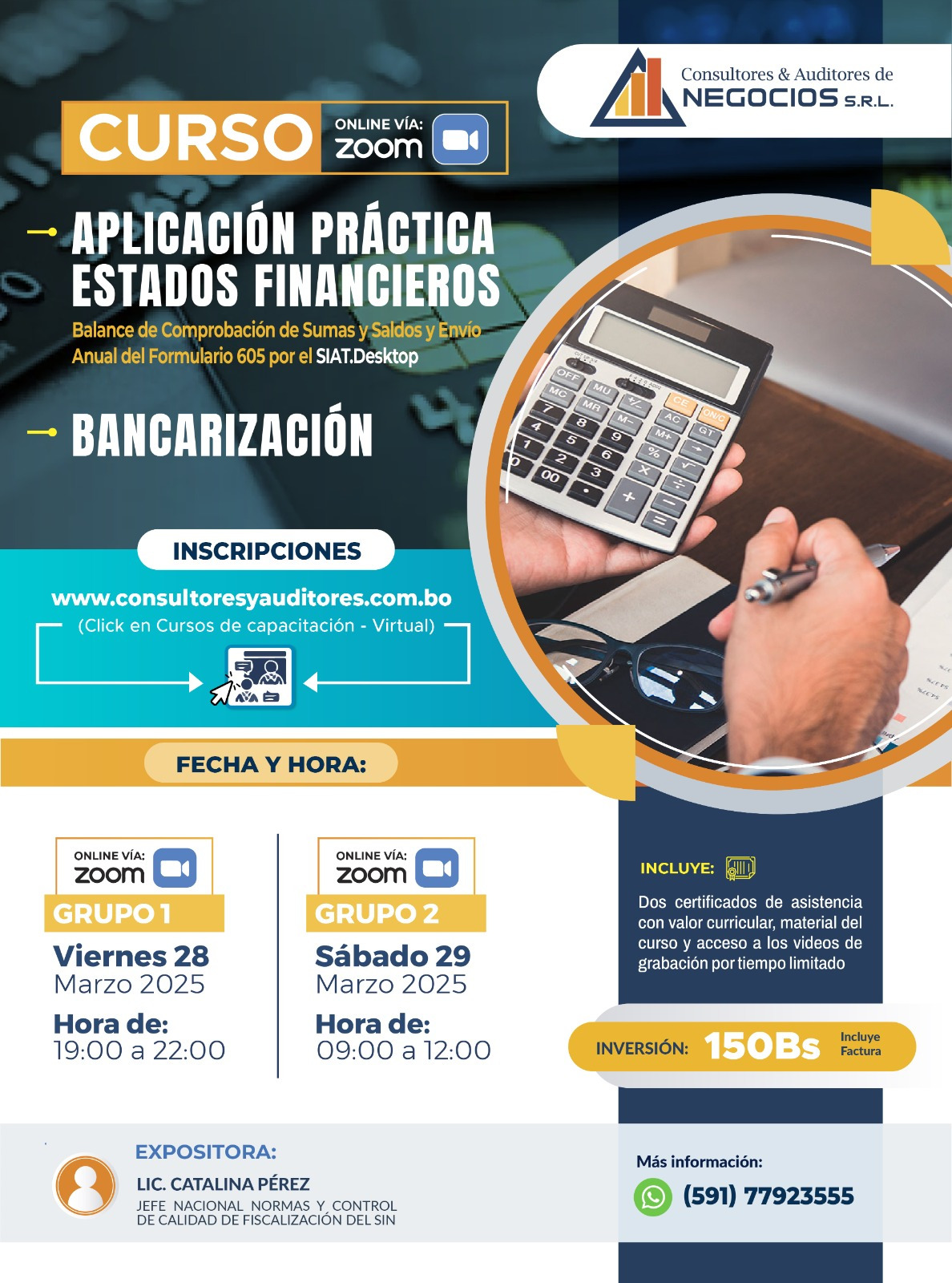 Bancarización (Viernes 28  19:00 - 22:00)