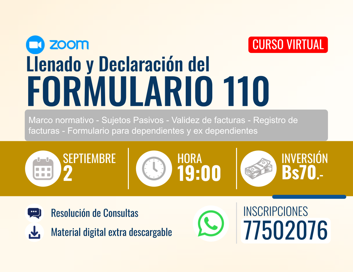Llenado y Declaración del Formulario 110 para Dependientes y Contribuyentes Directos RC-IVA
