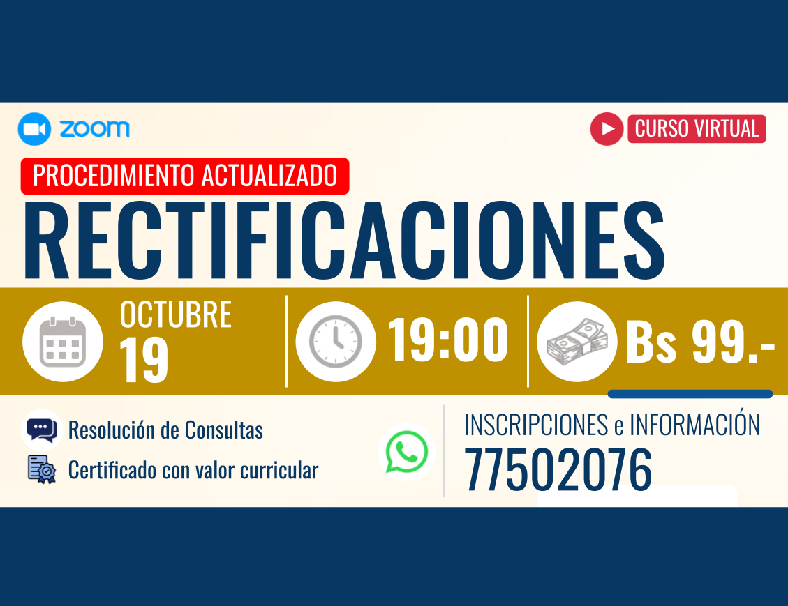 RECTIFICACIONES DE FORMULARIOS TRIBUTARIOS